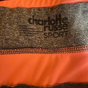 Capri length gray yoga pants